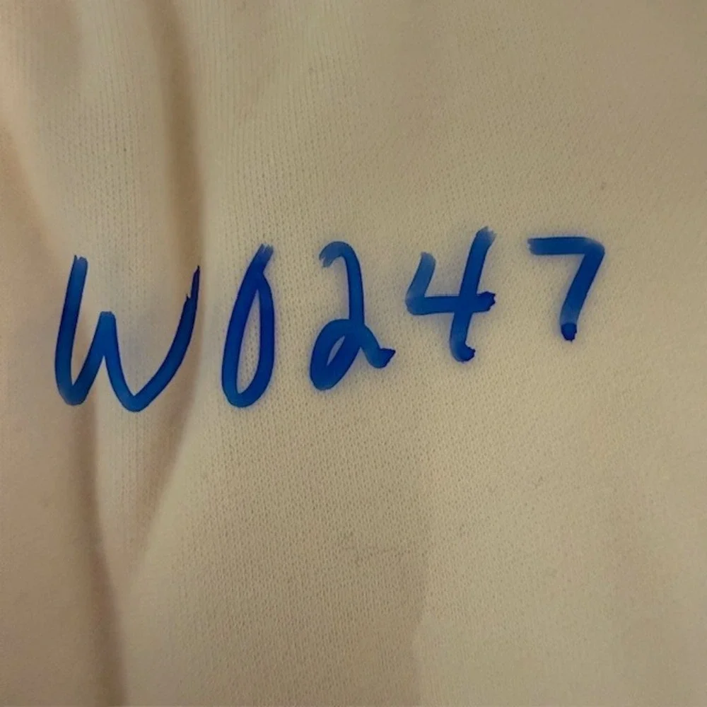 Fabletics Weekend Baggy Jogger Pants Ivory Drawstring Elastic Size Medium - Picture 9 of 9